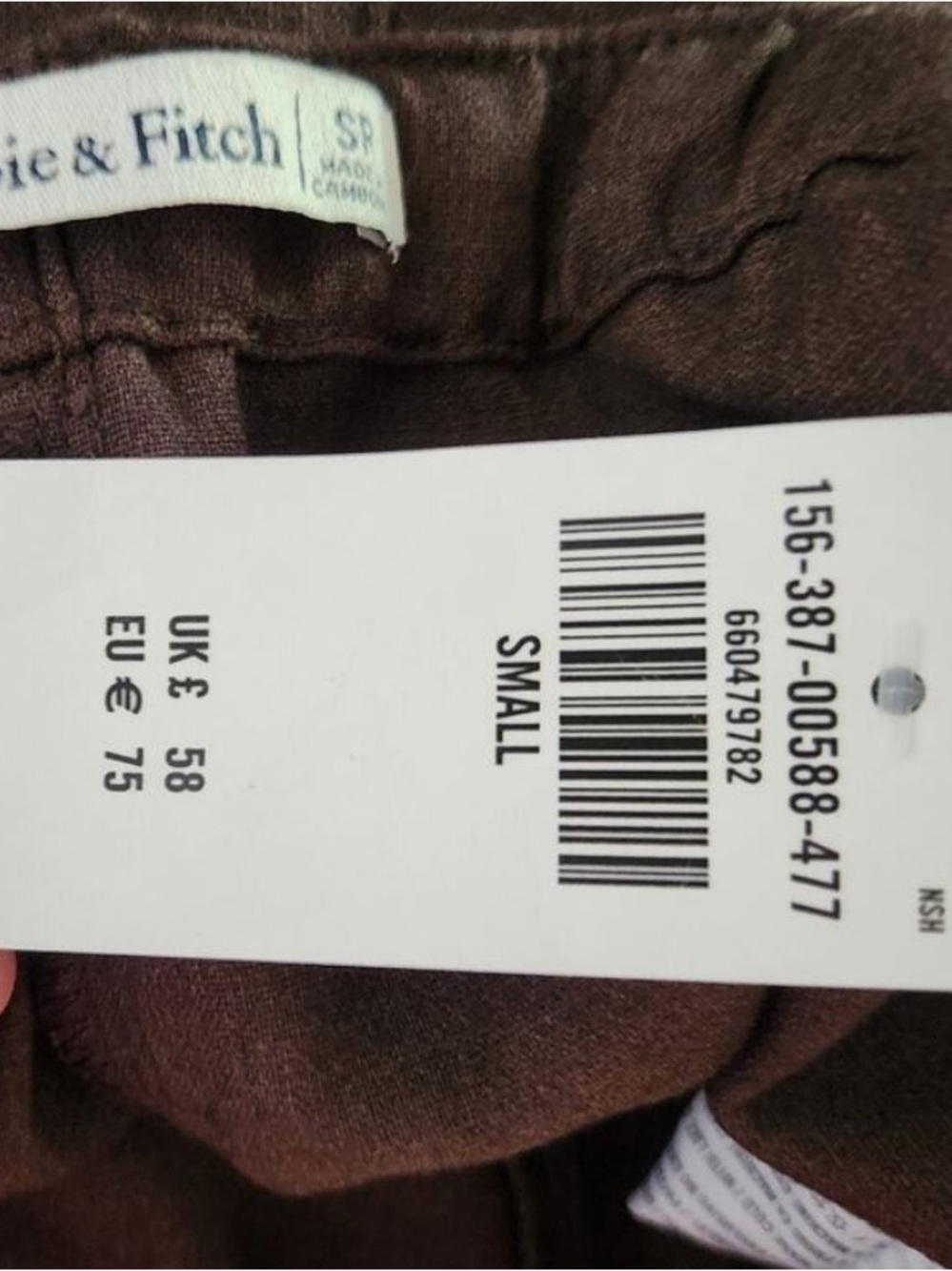Abercrombie Mensware Lodge Homestretch Gilmore Aritzia Brown Coffee Small - Picture 5 of 9